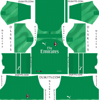 AC Milan 2019-2020 Dream League Soccer Kits & Logo AC Milan Goalkeeper Home Kit 2019-2020 - DLS 19 Kits - Dream League Soccer 512x512 Kits URL