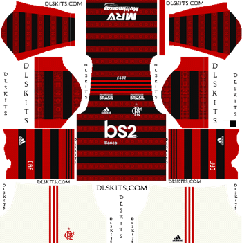 Adidas Flamengo Home Kits 2019-20 - Dream League Soccer Kits URL