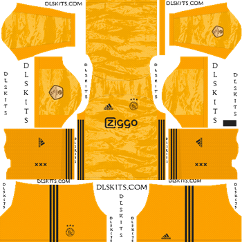 Dream League Soccer Kits AFC Ajax Goalkeeper Home Kit 2019-20