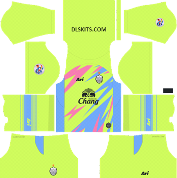 Buriram United FC 2019 Kits - Dream League Soccer Kits & Logos AFC Buriram United Goalkeeper Home Kit 2019 - DLS Kits - Dream League Soccer Kits URL 512x512