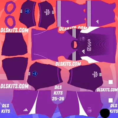 Ajax Goalkeeper Third DLS Kit 2025-26 for Dream League Soccer