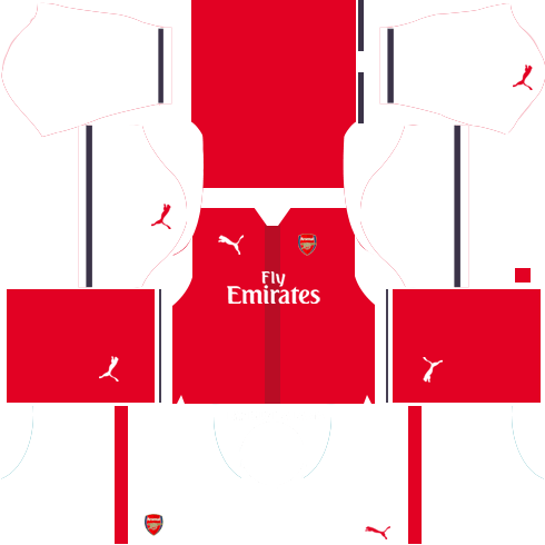 512x512 Arsenal Kits 2016-2017 URL for Dream League Soccer - Home
