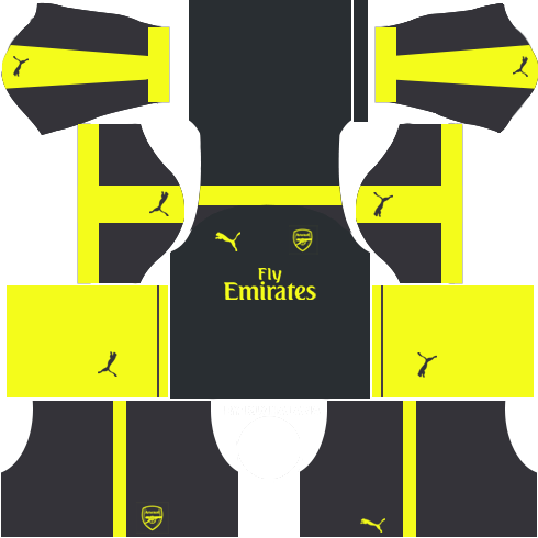 Arsenal Kit 2016-2017 Dream League Soccer Kits 512x512 URL - Third
