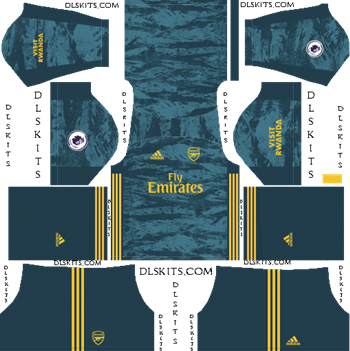 Dream League Soccer Kits Arsenal Goalkeeper Home Kit 2019-2020