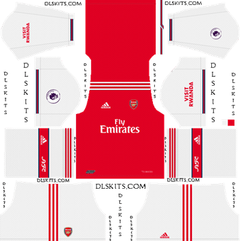 Dream League Soccer Kits Arsenal Home Kit 2019-20