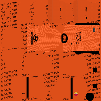 AS Roma Goalkeeper Away Kit 2020 - Dream League Soccer Kits - DLS 20 Kits
