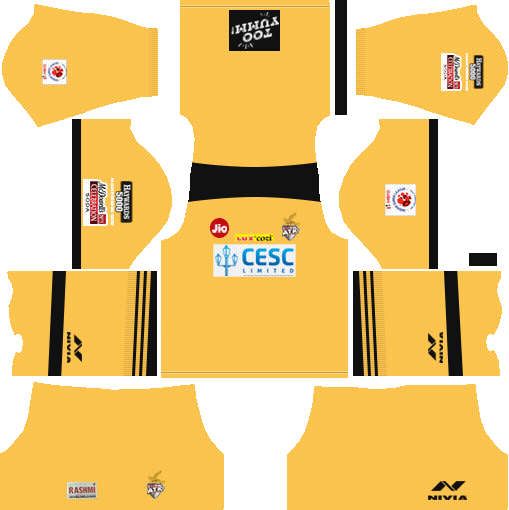 ATK Kolkata Kit 2018 Dream League Soccer Kits 512x512 URL - Goalkeeper Away