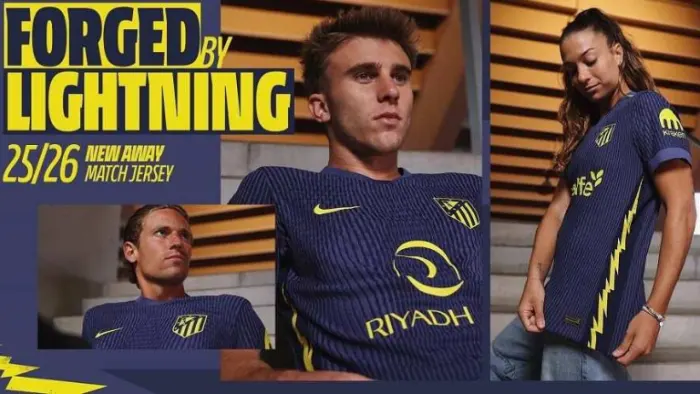 Atletico de Madrid 2025-26 Dream League Soccer Kits For DLS 26 Atletico Madrid Away Kit 2025-26