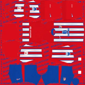 Nike Atletico Madrid Kits 2024 DLS Dream League Soccer Atletico Madrid Home Kit