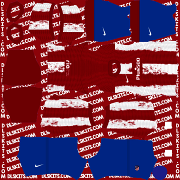 Atletico Madrid Home Kit 2021 for Dream League Soccer Kits - DLS 21 Kits