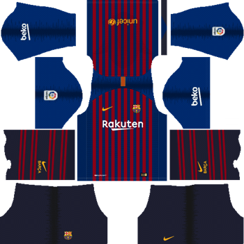 Dream League Soccer Kits Barcelona 2018-19 Kit 512x512 URL