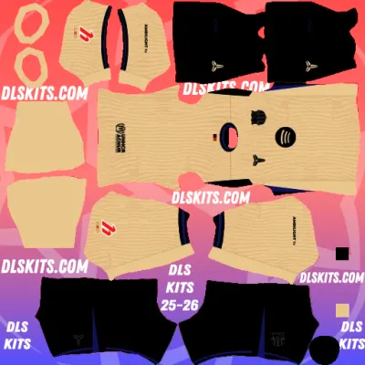 Barcelona Away 2025-26 DLS Kits URL for Dream League Soccer