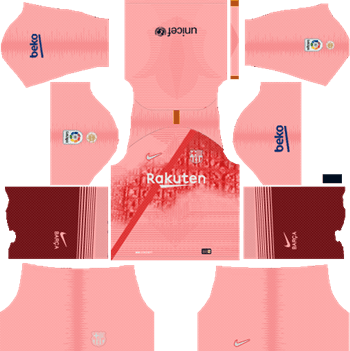 Barcelona Third Kit 2018-19 Dream League Soccer Kits URL 512x512