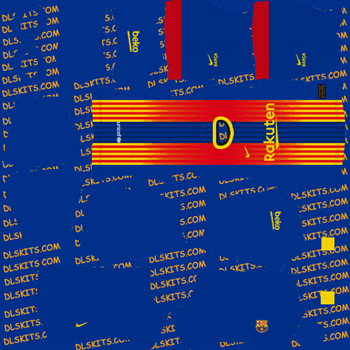 Barcelona Fourth Dream League Soccer Kits 2020 - DLS 20 Kits