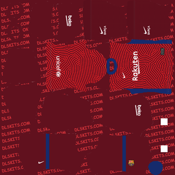 Barcelona Goalkeeper Away Dream League Soccer 2020 Kits - DLS 20 Kits