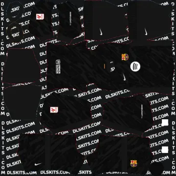 Barcelona Goalkeeper Home Kit 2024 Dream League Soccer