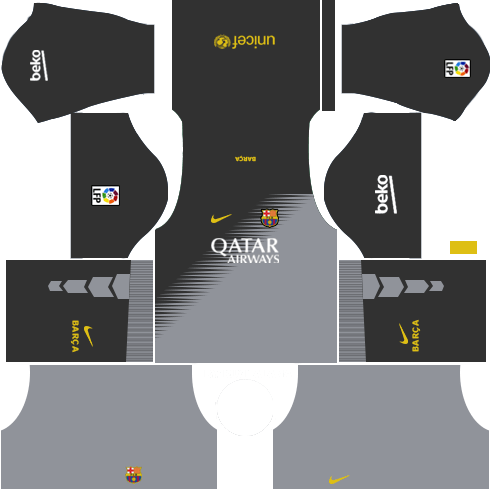 Dream League Soccer Kits Barcelona 2015 URL Goalkeeper Away 512x512