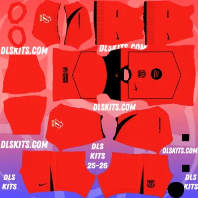 Barcelona Third 2025-26 DLS Kits URL for Dream League Soccer