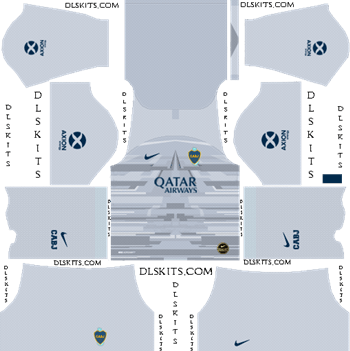 Boca Juniors 2019-2020 Dream League Soccer Kits & Logo Dream League Soccer Kits Boca Juniors Goalkeepr Home Kit 2019-2020