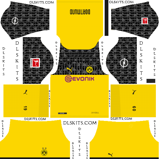 Borussia Dortmund 2019-2020 Dream League Soccer Kits & Logo Borussia Dortmund Third Kit 2019-20 Dream League Soccer Kits