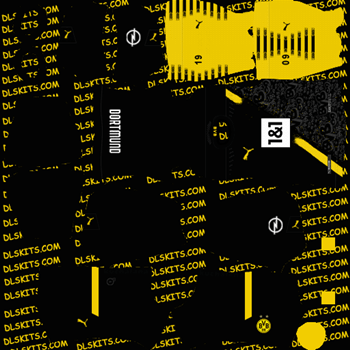 Borussia Dortmund 2020-21 Away Kit - Dream League Soccer Kits - DLS Kits