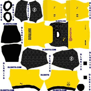 Borussia Dortmund 2020 Third Dream League Soccer Kits