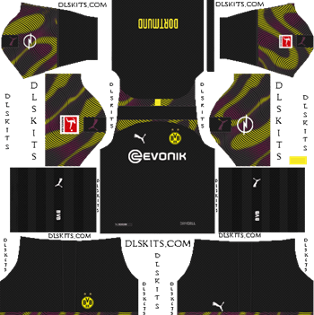 Borussia Dortmund 2019-2020 Dream League Soccer Kits & Logo Dream League Soccer Kits Borussia Dortmund Goalkeeper Away Kit 2019-20