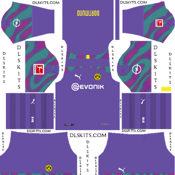 Borussia Dortmund 2019-2020 Dream League Soccer Kits & Logo Dream League Soccer Kits Borussia Dortmund Goalkeeper Third Kit 2019