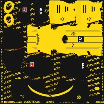 Borussia Dortmund Home Kit 2024 Dream League Soccer
