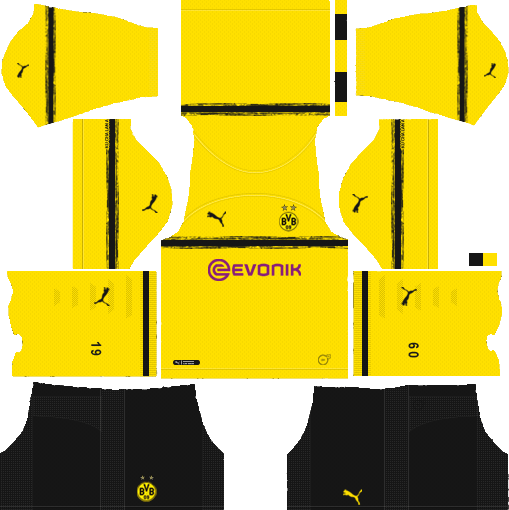Dream League Soccer Kits Borussia Dortmund International UCL Kit 2018-19 URL 512x512