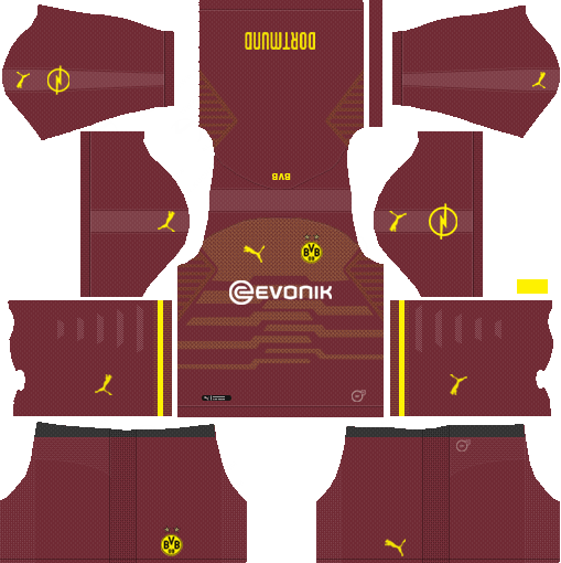 Dream League Soccer Kits Borussia Dortmund Third Kit 2018-19 URL 512x512