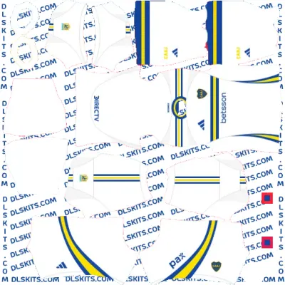CA Boca Juniors Away 2024 Dream League Soccer Kit