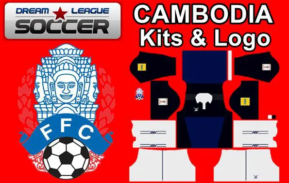 Dream League Soccer Kits Cambodia 2017-18 with Logo URL 512x512