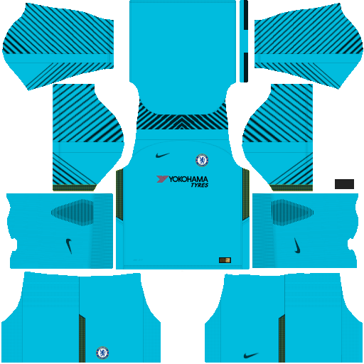 Chelsea GoalKeeper Third Soccer Kits 2017-18