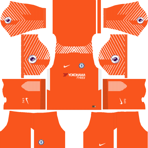 Chelsea GoalKeeper DLS Home Kit 2017-18