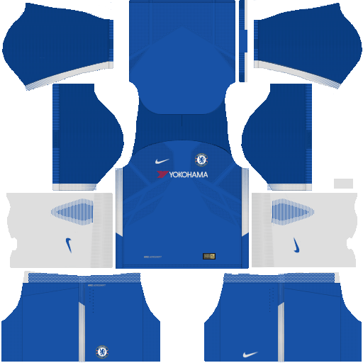 DLS Chelsea F.C. Home Kits 2017-18