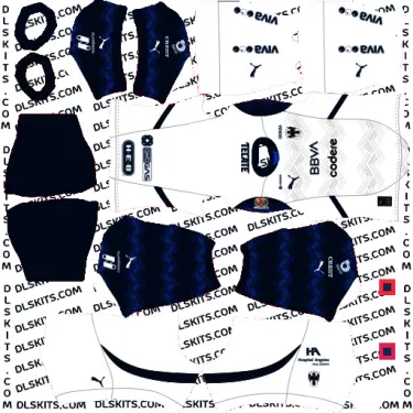 DLS Monterrey Away Kit 2024 Dream League Soccer