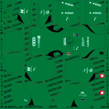 DLS Monterrey Goalkeeper Away Kit 2024 Dream League Soccer