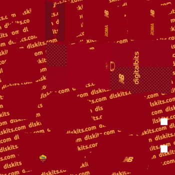 Dream League Soccer AS Roma Home Kit 2022-23