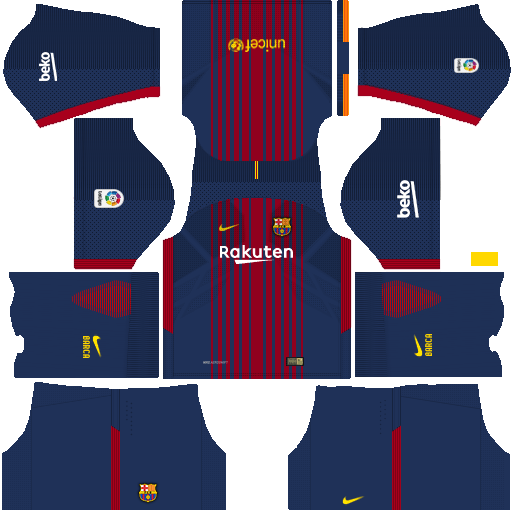 Nike Barcelona 2017-2018 Dream League Soccer Kits Dream League Soccer Kits Barcelona