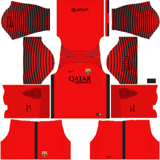 Dream League Soccer Barcelona Kit 2016 for Goalkeeper Third URL