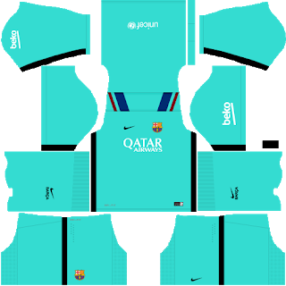 Dream League Soccer 2016 Barcelona Kits Third 512x512 URL