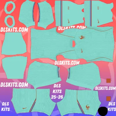 France FIFA World Cup 2026 Dream League Soccer Kits for DLS 26 Dream League Soccer France Away Kit 2026 FIFA World Cup