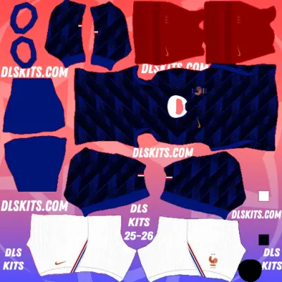 France FIFA World Cup 2026 Dream League Soccer Kits for DLS 26 Dream League Soccer France Home Kit 2026 FIFA World Cup