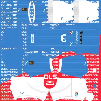 Dream League Soccer Sporting Cristal 2025-26 Home DLS Kit