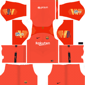 Dream League Soccer Kits Barcelona 2018-19 Nike Kit & Logo Barcelona Goalkeeper Third Kit 2018-19 Dream League Soccer Kits URL 512x512