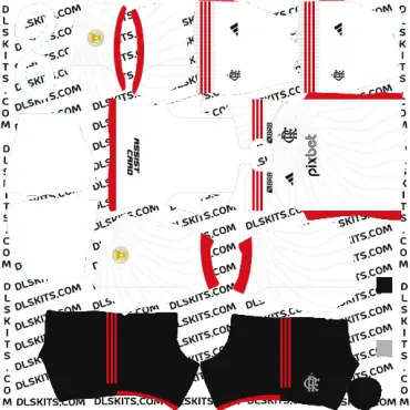 Flamengo Away Kit 2023 For Dream League Soccer