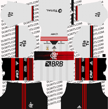 Flamengo FC Away Kit 2021 for DLS 2019