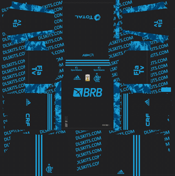 Flamengo FC Goalkeeper Third Kit 2021 for DLS 2019