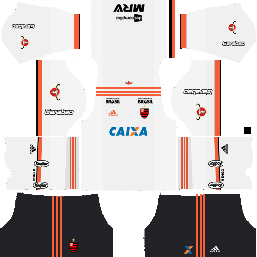 Dream League Soccer Kits Flamengo 2018-19 Away Kit 512x512 URL